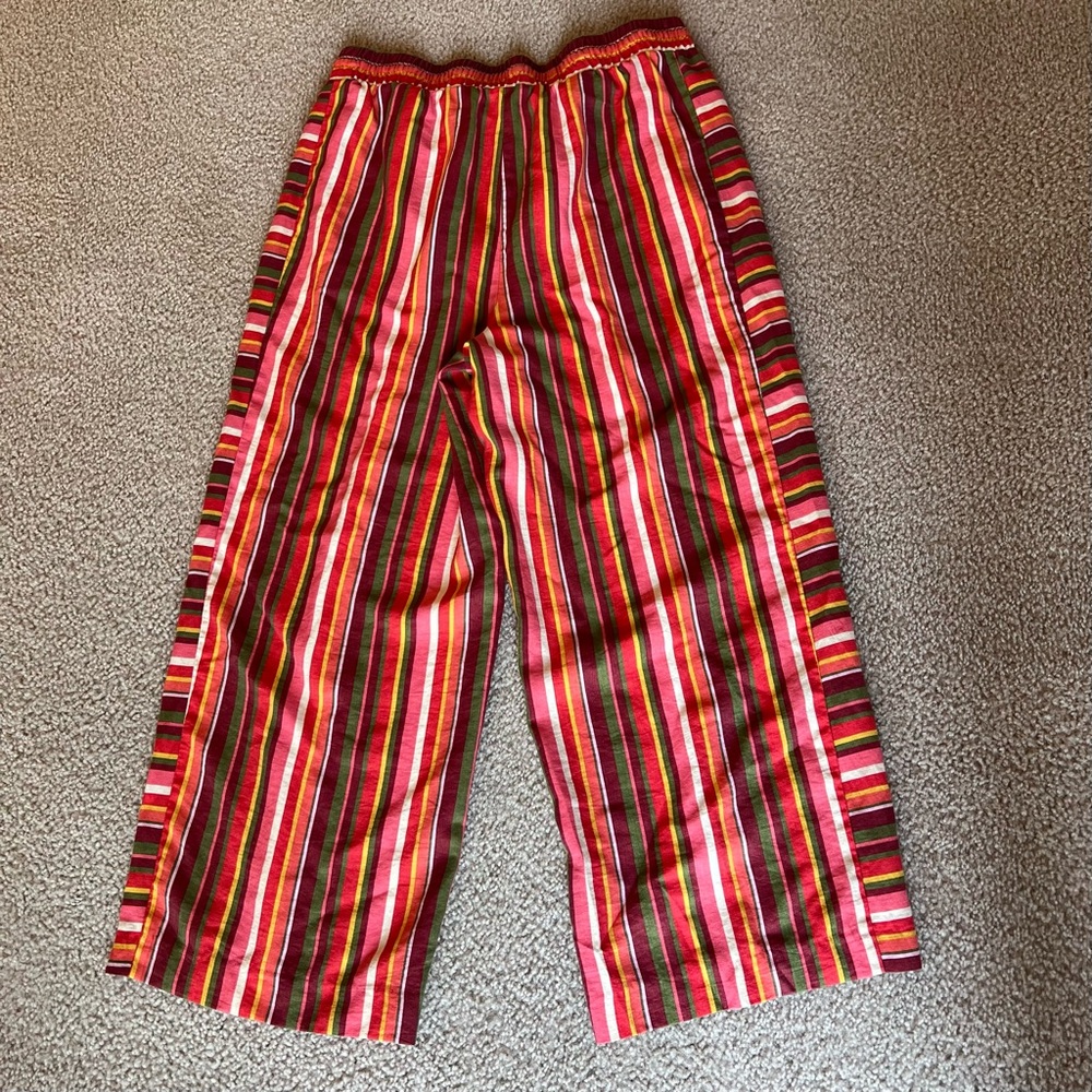 BCBGeneration Multi Bi-directional Striped Flowy Pants - Picture 4 of 6